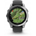 Garmin fenix E 47mm, stainless steel/black