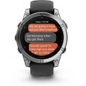 Garmin fenix E 47mm, stainless steel/black