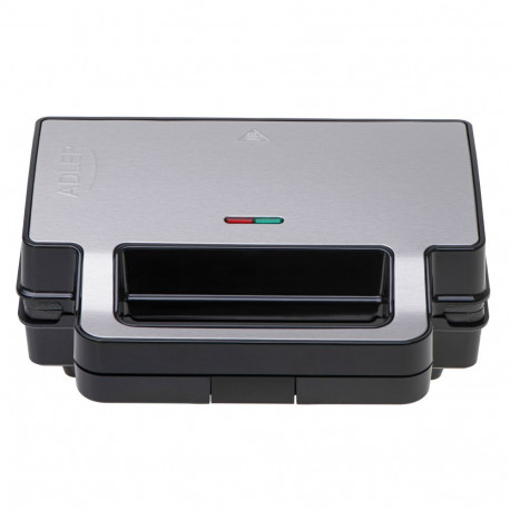 Adler 2-in-1 võileivagrill AD 3073 1000 W 2 plaati roostevaba teras/must