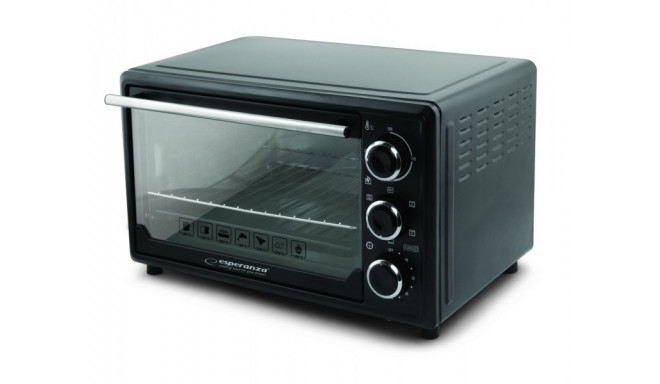 Esperanza EKO006 Mini oven with convection and spit 25 l 1600W Black