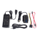 PremiumCord USB 2.0 - IDE + SATA adapter with cables and power adapter