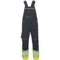 Cerva Knoxfield HVPS DW traksipüksid must Hi-Vis kollane 56