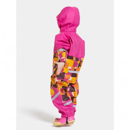 Vihmakomplekt Didriksons Waterman PR KIDS 9 roosa/kollane - 120