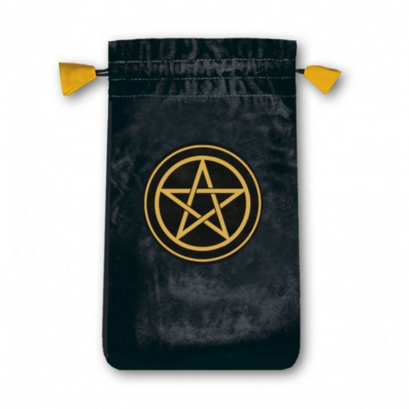 Lo Scarabeo Pentacle Mini Velvet Card Bag