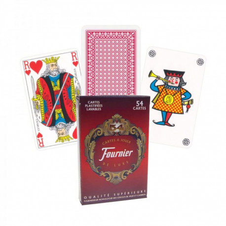 Fournier Bridge De Luxe Playing Cards (Red)