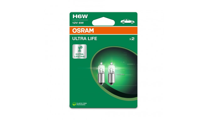 12V H6W 6W BAX9S 2xblister