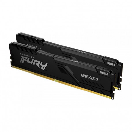 Kingston mälumoodulid Fury Beast 32GB [2x16GB 3200MHz DDR4 CL16 DIMM]