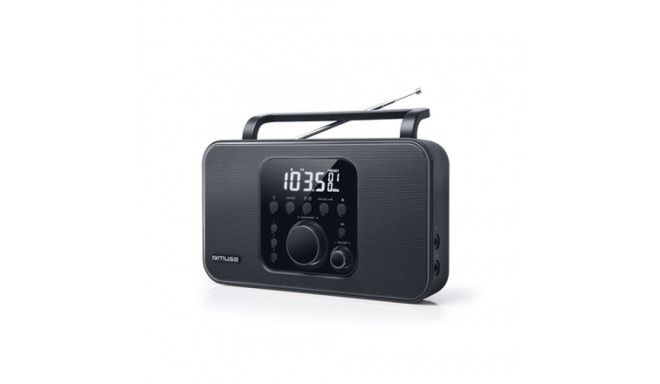 Muse Radio M-091R Black  AUX in  Alarm function 3700460206444