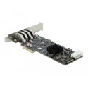 "DeLock 4-Port USB 3.2 PCI Express-Karte"