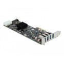 "DeLock 4-Port USB 3.2 PCI Express-Karte"