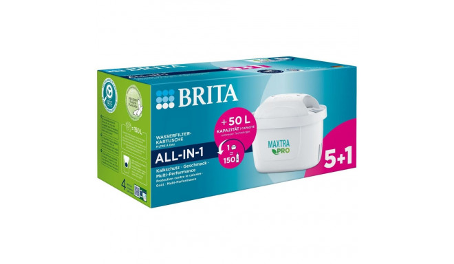 "BRITA Tischwasserfilter Maxtra Pro Filterkartusche 5+1 Pack"