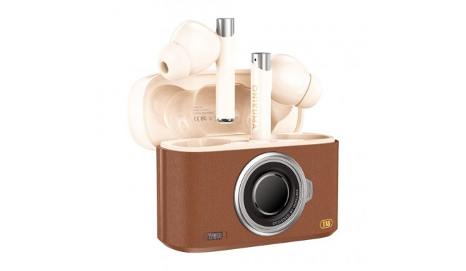 ONIKUMA Bluetooth In-Ear Headphones T18 Brown