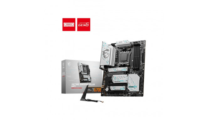Motherboard X670E GAMING PLUS WIFI AM5 4DDR5 HDMI ATX