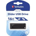 Verbatim mälupulk 16GB Slider, must