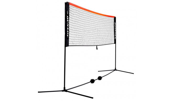 Tennis and badminton portable net DUNLOP 6m, incl. a carrying bag