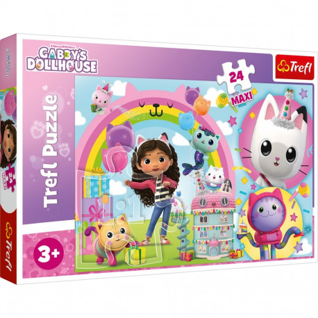 TREFL GABBY´S DOLLHOUSE Maxi pusle, 24 osa