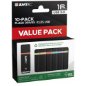 Emtec K100 USB flash drive 16 GB USB Type-A 2.0 Black, Multicolour