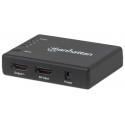 MANHATTAN 4K 4-Port HDMI-Splitter 4K@30Hz Netzteil schwarz