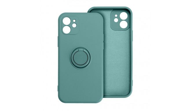 Case for iPhone 16 PLUS Silicone Ring green