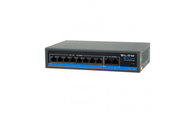 77-936# Switch blow 8xpoe 100mb 100w bl-sw10-8p 2uplink