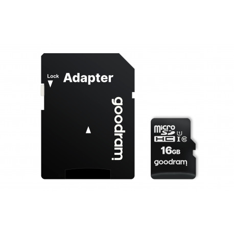 GOODRAM 16GB microSDHC Class 10 UHS-I+ adapter