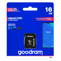 GOODRAM 16GB microSDHC Class 10 UHS-I+ adapter