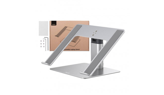 Laptop stand Baseus 11-17", adjustable (silver)