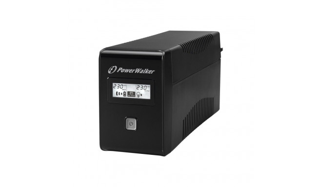 POWERWALK VI 850 LCD Line-Interactive UPS 850VA 2x SCHUKO, RJ11, USB, LCD
