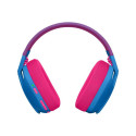 LOGITECH Lightspeed G435 Headset full size Bluetooth / 2.4 GHz radio frequency wireless blue Discord
