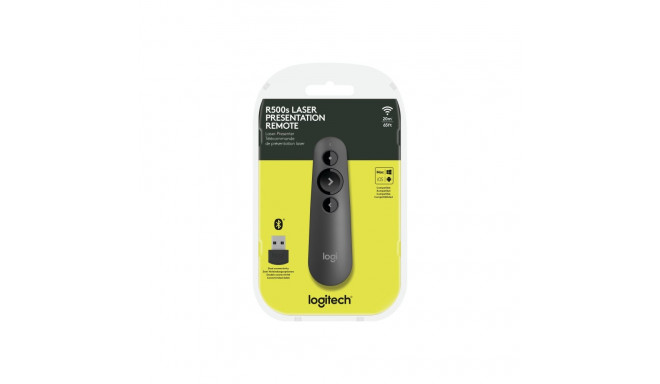 Logitech presentatsioonipult R500s laseriga, grafiit