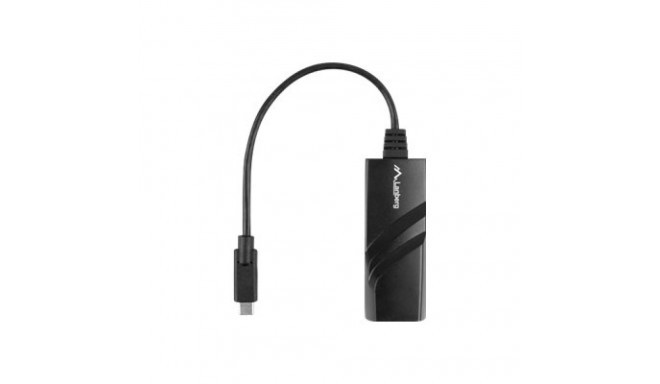 LANBERG NC-1000-02 Lanberg Adapter Lan Kaart USB Tüüp-C 3.1 - RJ45 1GB, on Kaabel