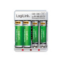 LOGILINK PA0168 LOGILINK - Battery charger for Ni-MH/Ni-Cd AA/AAA/9V rechargeable batteries