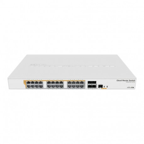 MIKROTIK CRS328-24P-4S+RM PoE lüliti 24x RJ45 1000Mb/s 4x SFP+ kahe alglaadimisega PoE eelarve 500W
