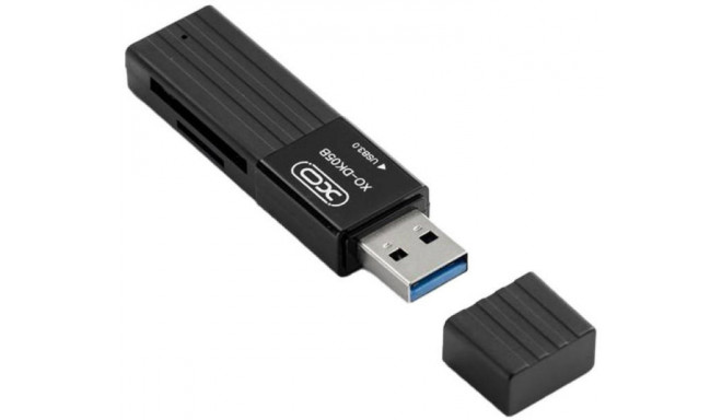 XO memory считыватель карты памяти DK05B 2in1 USB 3.0, черный