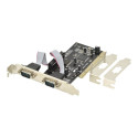 DIGITUS Serial 2-Port PCI Card 2x DB9 M MCS9865 Chipset