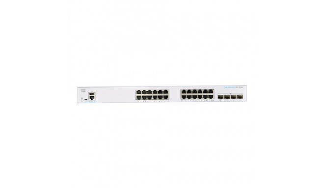 CISCO CBS350 MANAGED 24-PORT GE 4X10G SFP+