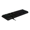 LOGITECH Gaming G512 Keyboard backlit USB Nordic key switch GX Brown Tactile carbon (PAN)