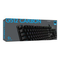 LOGITECH Gaming G512 Keyboard backlit USB Nordic key switch GX Brown Tactile carbon (PAN)