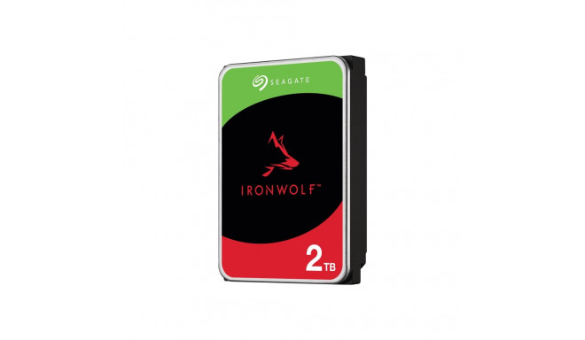 SEAGATE NAS HDD 2TB IronWolf 5400rpm 6Gb/s SATA 256MB vahemälu 3.5 tolli