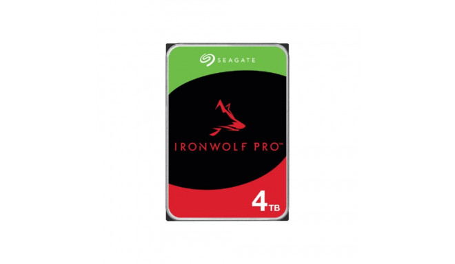 SEAGATE Ironwolf PRO Enterprise NAS kõvaketas 4TB 7200rpm 6Gb/s SATA 256MB vahemälu 8.9cm 3.5-tollin