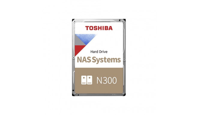 TOSHIBA N300 NAS kõvaketas 8TB SATA 3.5-tolline 7200rpm 256MB hulgipakend