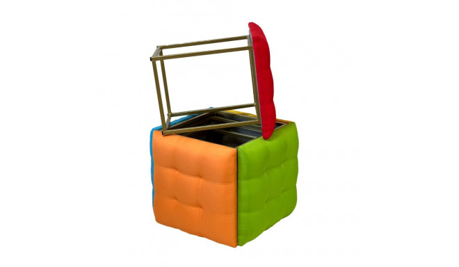 Puff-trafo 5in1 - 5 taburetti ühes mitmevärviline tumbatool
