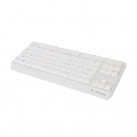 GENESIS klaviatuur Thor 230 TKL juhtmevaba Outemu Red, valge