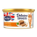 BUTCHER'S Delicious Dinners Chicken with turkey - wet cat food - 85 g BUTCHER'S Delicious Dinners Chicken with turkey - wet cat food - 85 g