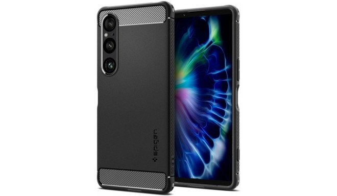 Spigen kaitseümbris Rugged Armor Sony Xperia 1 VI, must