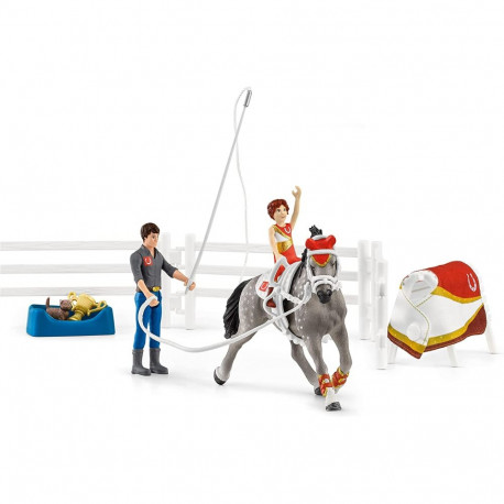 Schleich mängufiguuride komplekt Horse Club Mias Vaulting Riding Set