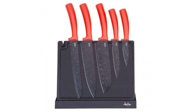 Kitchen Knives Set - Kitchenaid Hacc4502 5-piece Knife Set Red/black