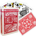 Bicycle Tally-Ho Fan Back Playing Cards (Red)