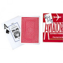 Aviator Jumbo Poker Cards (Red)