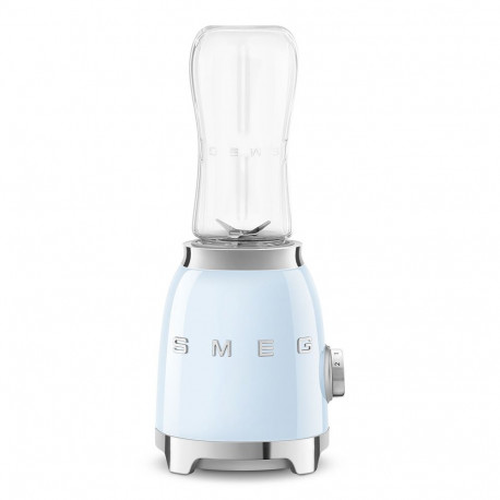 Blender - SMEG PBF01PBEU Compact Personal with 2 Tritan Bottles Stainless Steel Blue